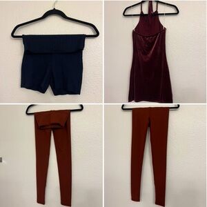 Dress leggings and shorts